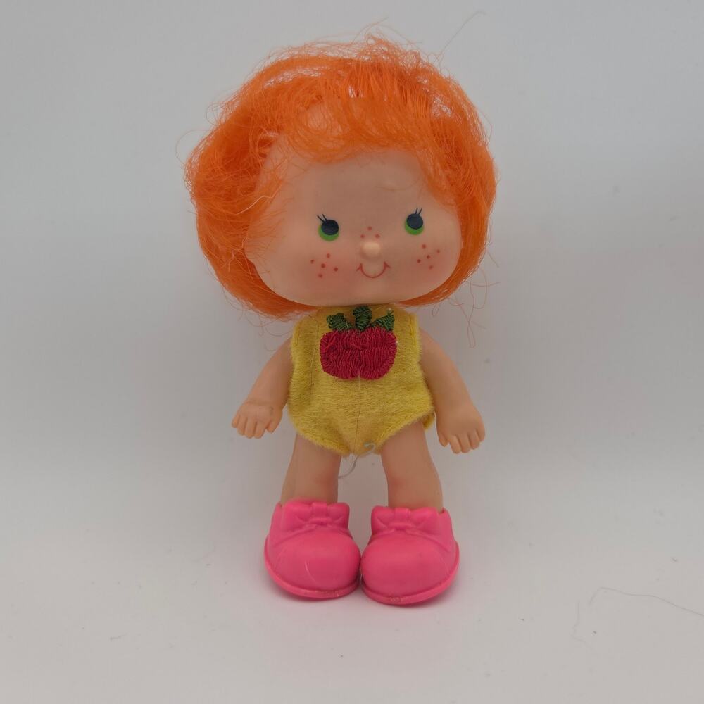 Vintage 1979 Strawberry Shortcake Apple Dumplin Doll Full Outfit + Shoes